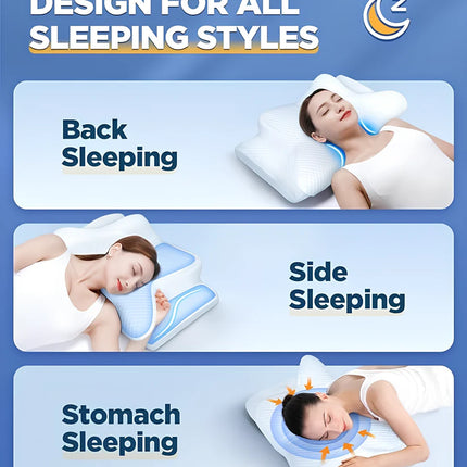 HeadNest® Cervical Memory Foam Pillow